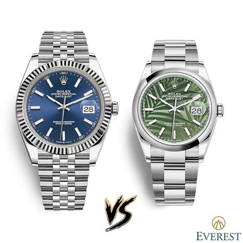 rolex oyster vs jubilee